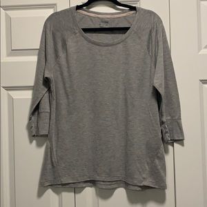 Calvin Klein 3/4 Sleeve T-Shirt - Grey